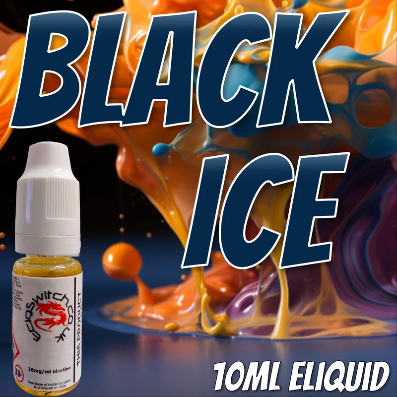 Blackcurrant Ice e-liquid bottle