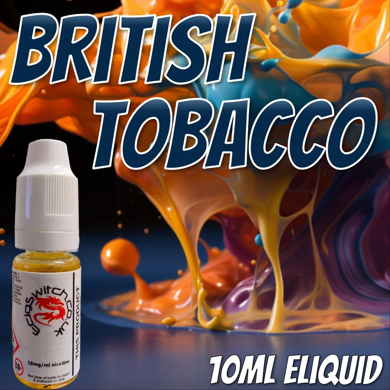 British Tobacco e-liquid bottle