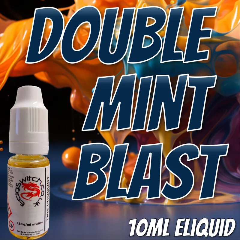 Double Mint Blast e-liquid bottle