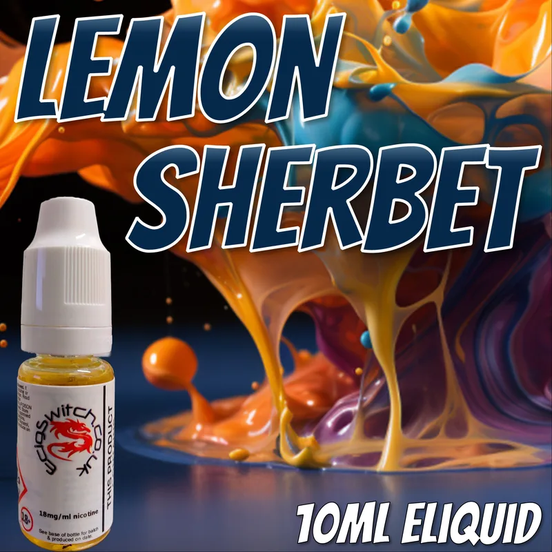 Lemon Sherbet e-liquid bottle