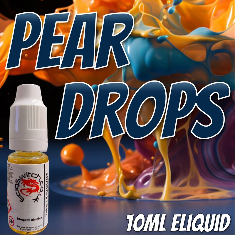 Pear Drops e-liquid bottle