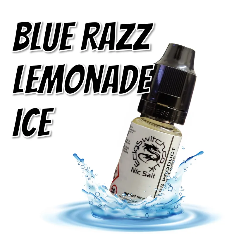 Blue Razz Lemonade Ice e-liquid bottle