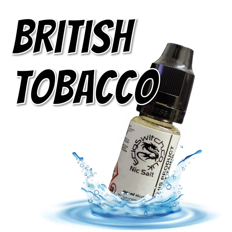 British Tobacco e-liquid bottle