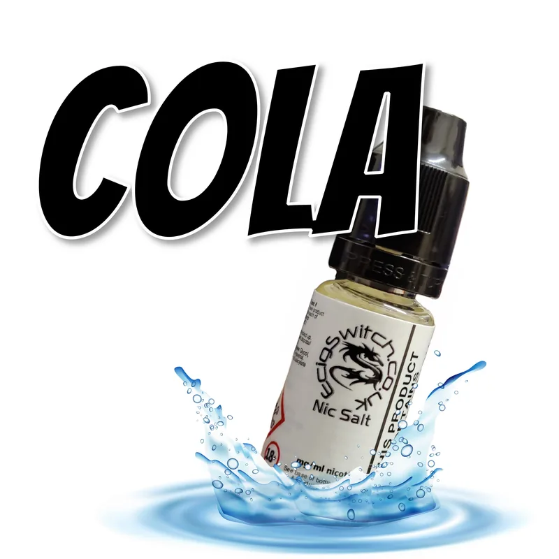 Cola e-liquid bottle