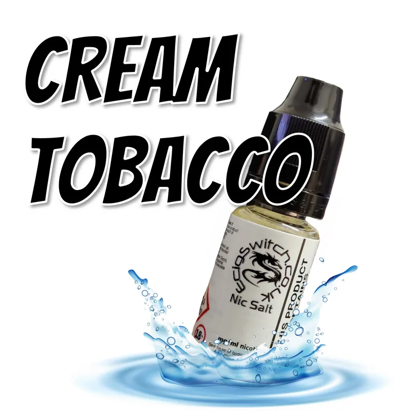 Cream Tobacco e-liquid bottle