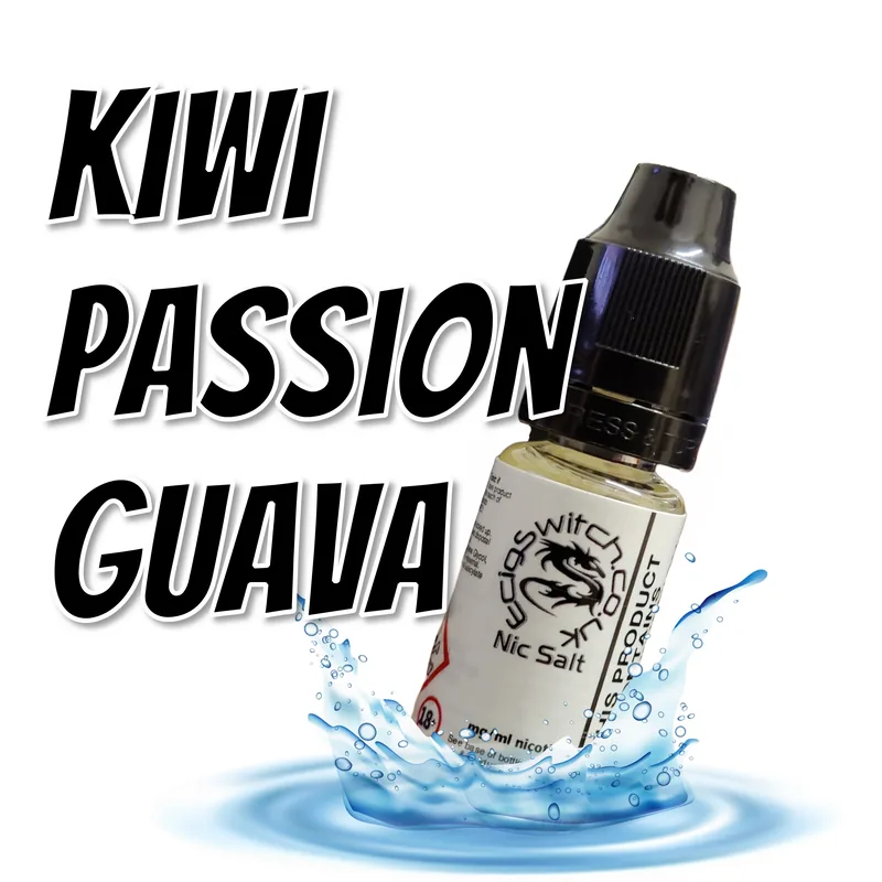 Kiwi Passion Guava e-liquid bottle