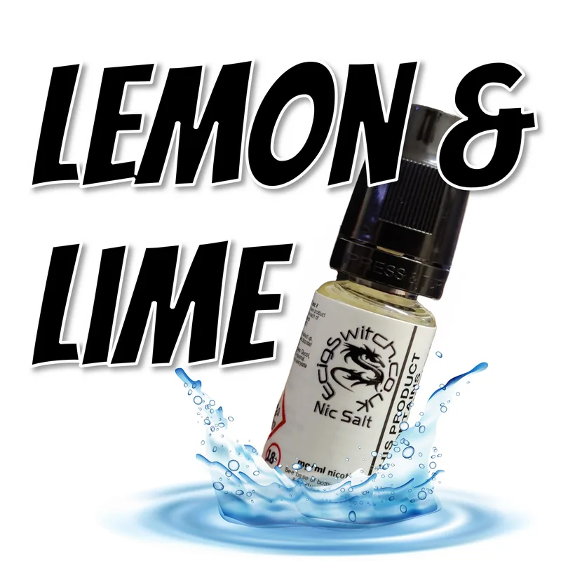 Lemon & Lime e-liquid bottle