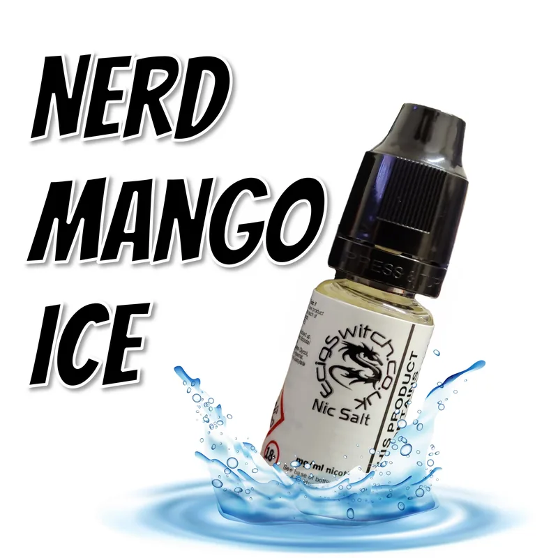 Mango Ice e-liquid bottle