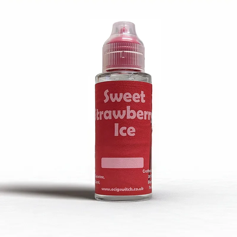 Sweet Strawberry Ice e-liquid bottle