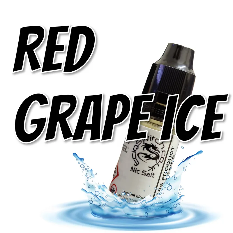 Red Grape Ice e-liquid bottle
