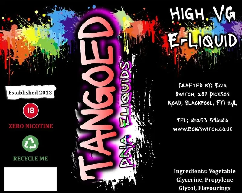 Tangoed e-liquid bottle