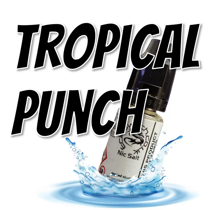 Tropical Punch e-liquid bottle