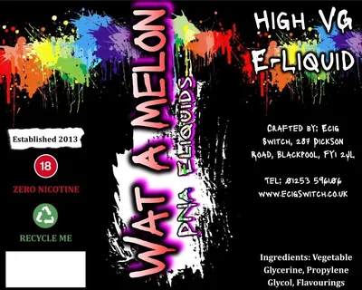 Wat A Melon e-liquid, Ecig Switch Blackpool